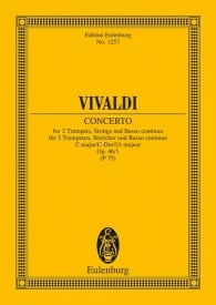 Vivaldi: Concerto C major Opus 46/1 RV 537/PV 75 (Study Score) published by Eulenburg